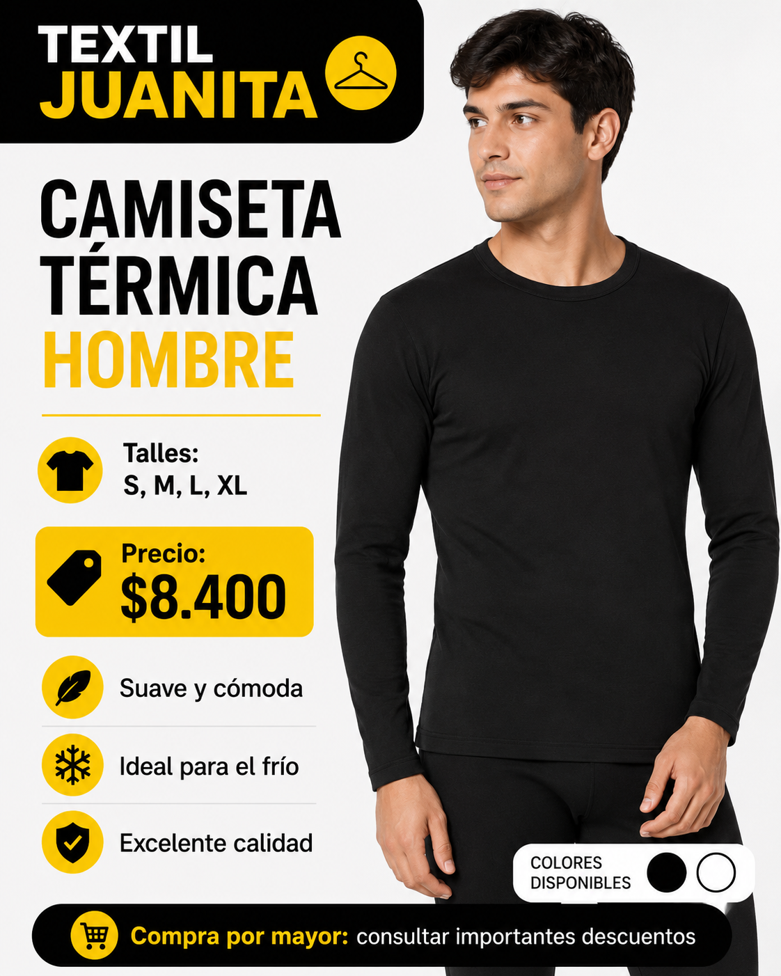 Camiseta Térmica Hombre